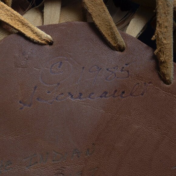 Custom Wall Hanging | Handcrafted Leather & Feather Floral Wall Art Duo - Picture 11 of 12